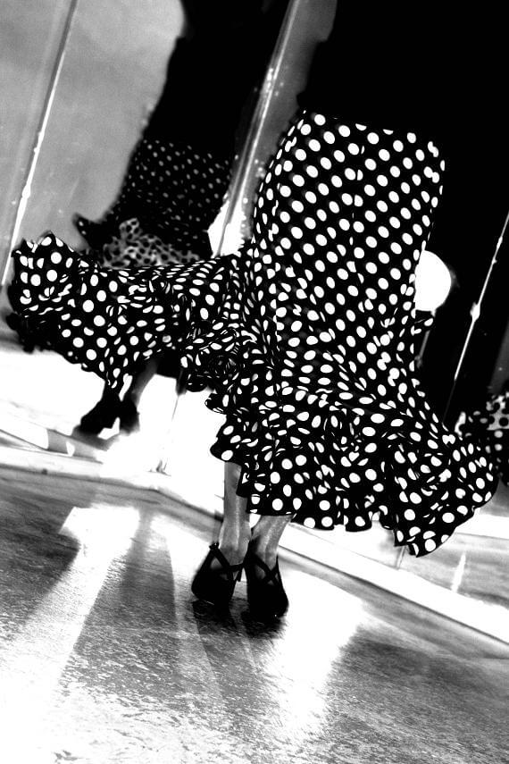 Flamenco Dance Skirt for Performance
